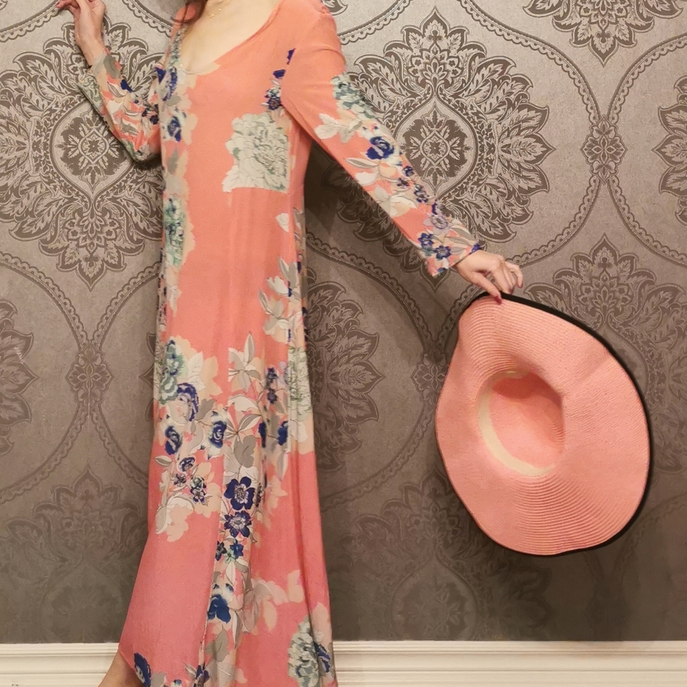 MADE IN ITALY 🇮🇹 100% silk maxi dress